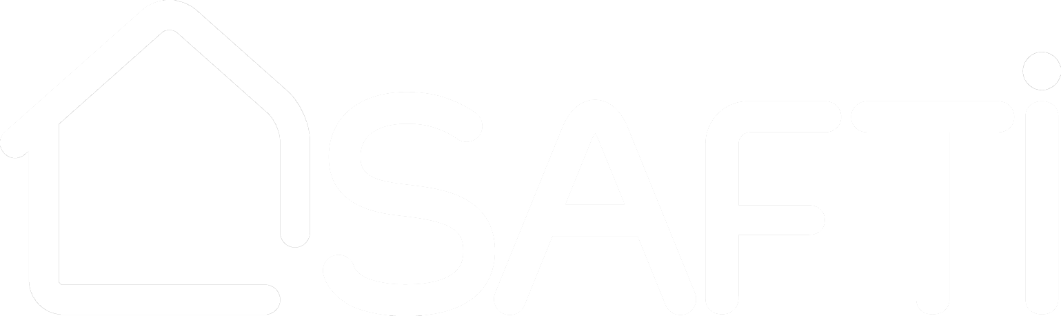 logo SAFTI blanc